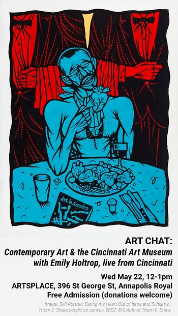 Poster for Contemporary Art & the Cincinnati Art Museum