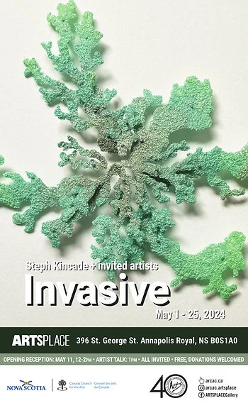 Poster for Invasive / Steph Kincade + Invited Artists