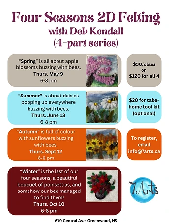 Poster for Four Seasons 2D Felting (Spring)