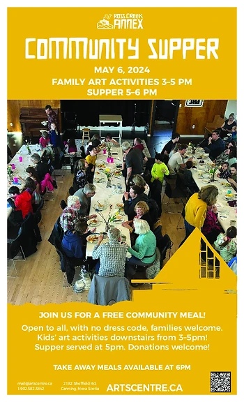 Poster for Community Supper