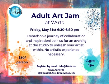 Poster for Adult Art Jam
