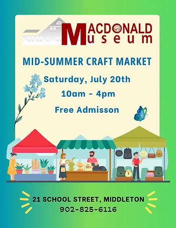 Poster for Mid Summer Craft Show