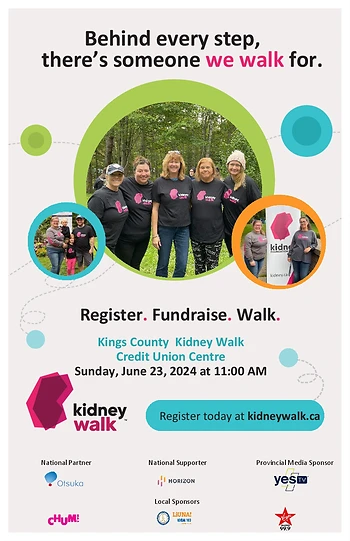 Poster for Fundraiser for Kidney Foundation