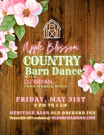 Poster for Apple Blossom Country Barn Dance