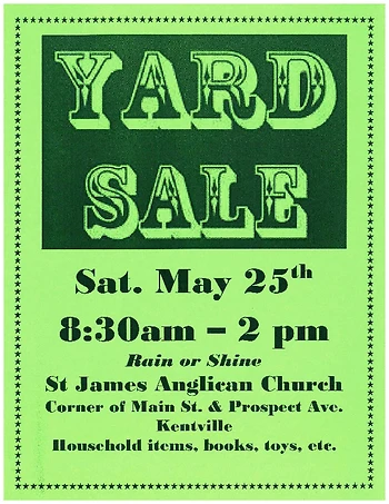 Poster for Yard Sale