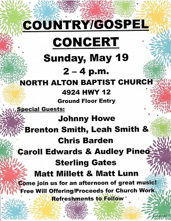 Poster for Gospel/Country Show