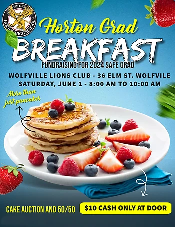 Poster for Breakfast for Horton Safe Grad