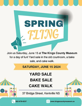 Poster for Spring Fling/Yard Sale/Bake Sale
