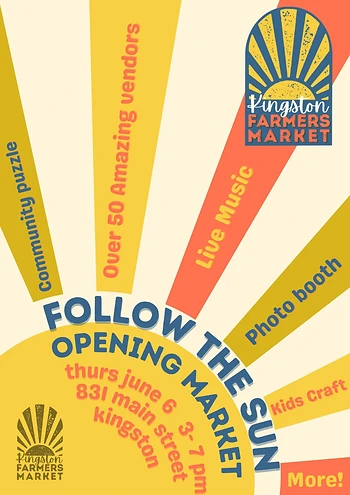 Poster for Kingston Farmers Market