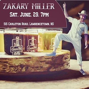 Poster for Patio Concert with Zakary Miller