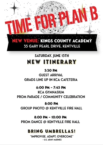Poster for Community Graduation Celebration
