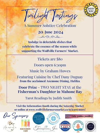 Poster for Twilight Tastings