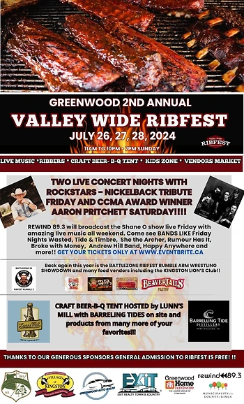 Poster for Valley Wide RibFest