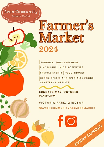 Poster for Avon Community Market