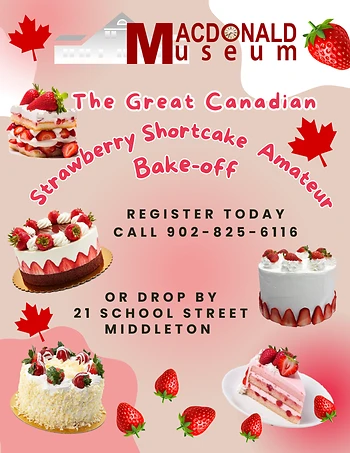 Poster for Great Canadian Strawberry Shortcake Amateur Bakeoff