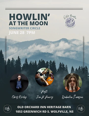 Poster for Howlin' at the Moon Songwriter Circle