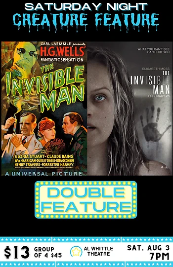 Poster for Invisible Man Double Feature