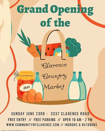 Poster for Clarence Country Market
