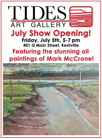 Poster for July Show Opening