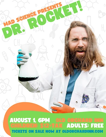 Poster for Mad Science Presents: Dr. Rocket