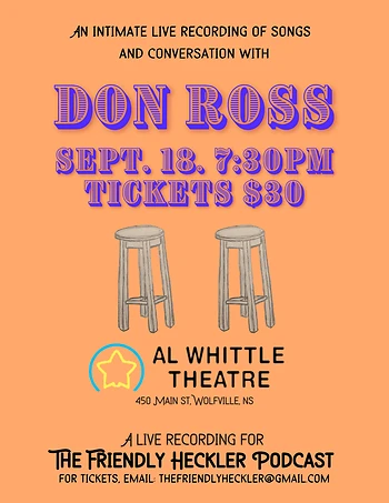 Poster for The Friendly Heckler Live with Don Ross