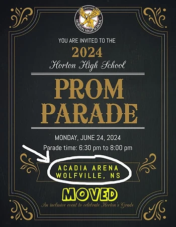 Poster for Horton Prom Parade *Indoors*