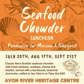 Poster for Seafood Chowder Luncheon