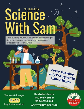 Poster for Science with Sam