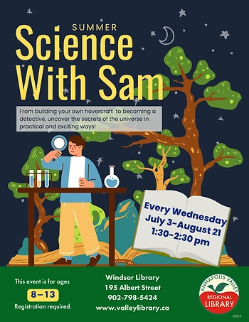 Poster for Science with Sam
