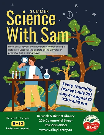 Poster for Science with Sam