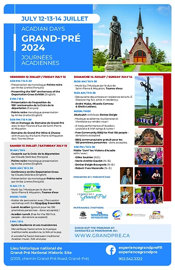 Poster for Acadian Days Journées acadiennes