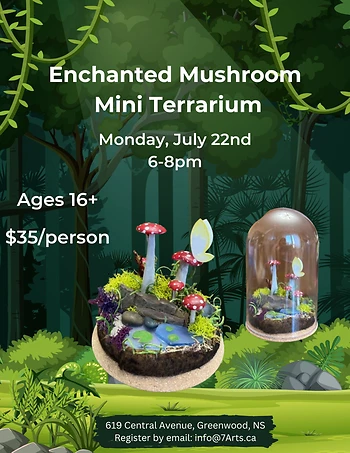 Poster for Enchanted Mushroom Mini Terrariums