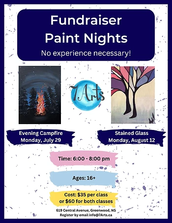 Poster for Fundraiser Paint Night