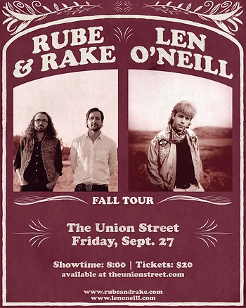 Poster for Rube & Rake with Len O'Neill