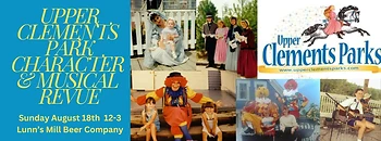 Poster for Upper Clements Park Musical Revue and Character Meet Up