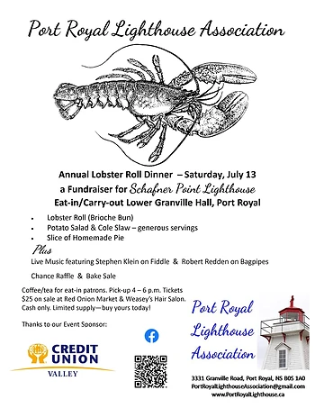 Poster for Lobster Roll Dinner