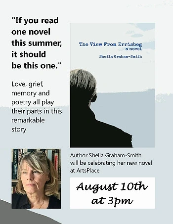 Poster for Novel Launch, The View From Errisbeg, Sheila Graham-Smith