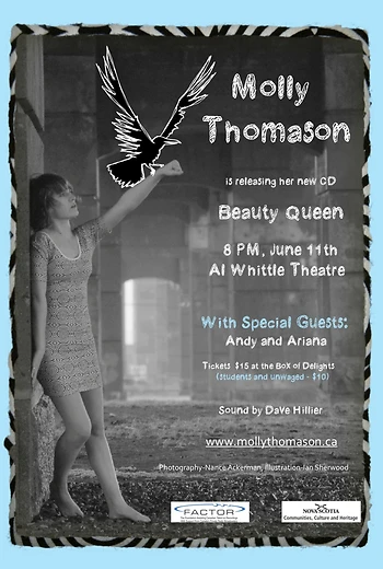 Poster for Molly Thomason CD Release