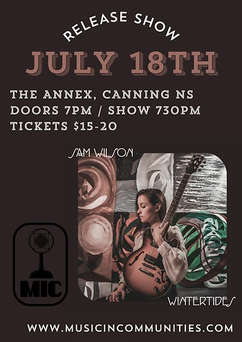 Poster for Sam Wilson Album Release