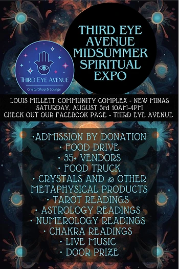 Poster for Third Eye Avenue Midsummer Spiritual Expo