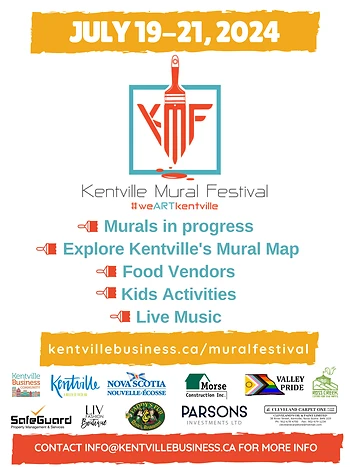 Poster for Kentville Mural Festival