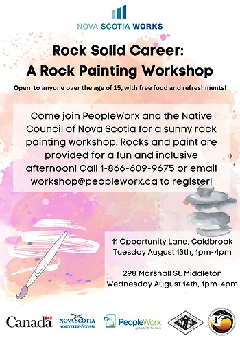 Poster for Rock Solid Career: A Rock Painting Workshop