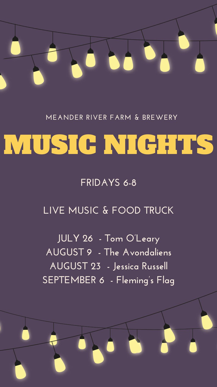 Music Night With Jessica Russell At Meander River Farm, Newport (august 