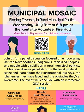 Poster for Municipal Mosaic: Finding Diversity in Municipal Politics