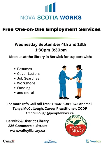 Poster for One-on-One Employment Services