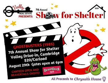 Poster for Show for Shelter - GHOSTBUSTERS