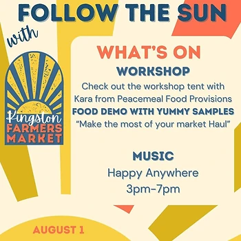 Poster for Kingston Farmers Market