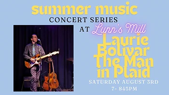 Poster for Patio Concert with The Man In Plaid