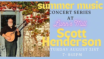Poster for Patio Concert with Scott Henderson