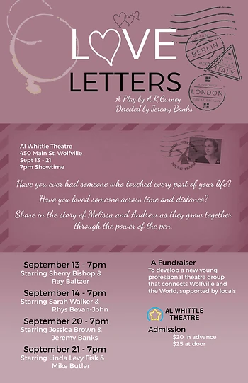 Poster for Love Letters by A.R. Gurney